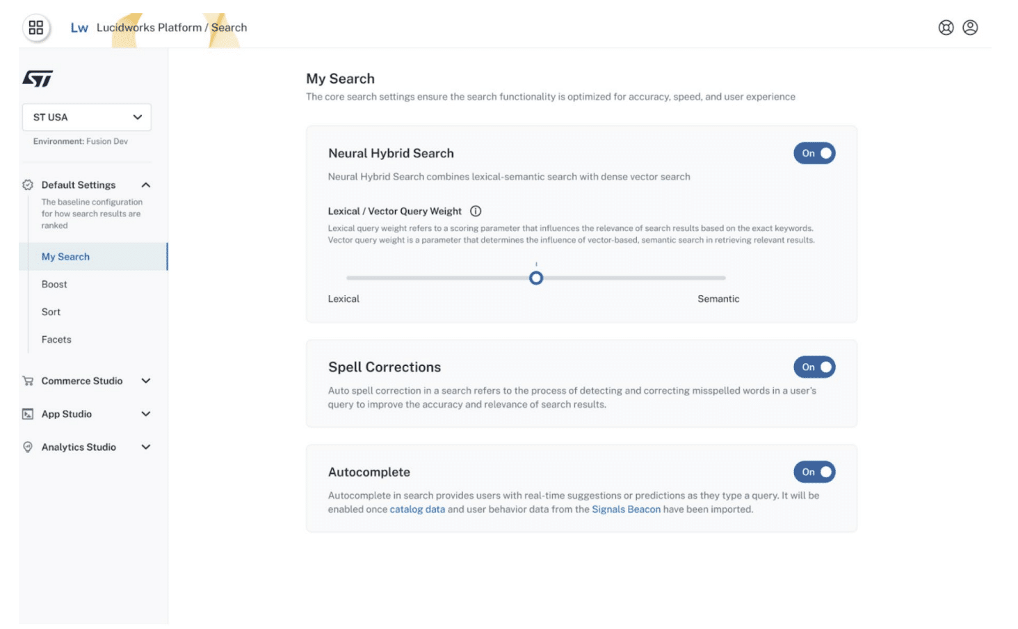 Lucidworks B2B Core Package Product Screenshot 